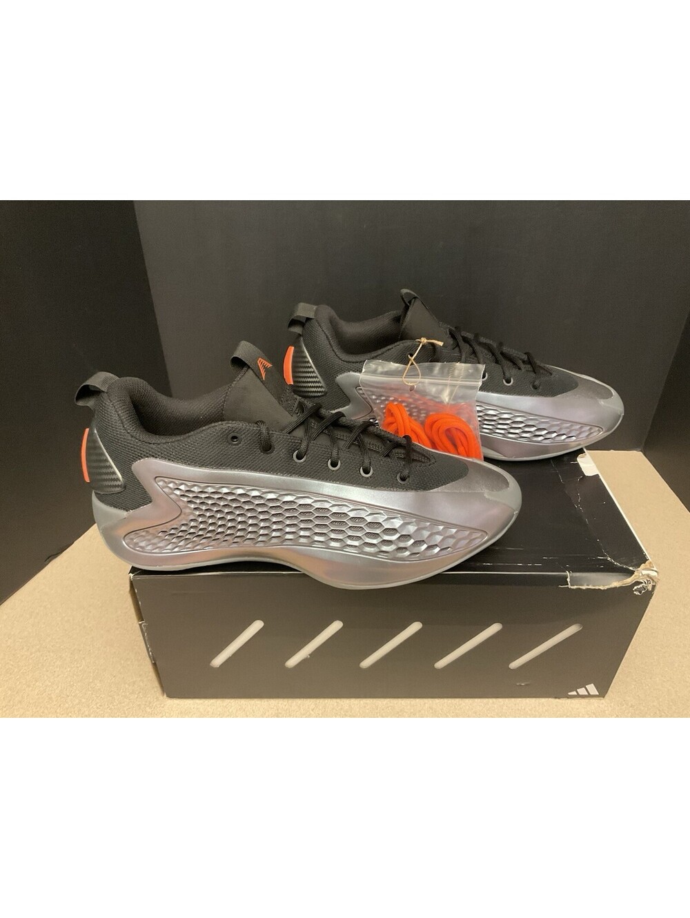 New! Mens Adidas AE 1 Low "Iron Sharpens Iron" Lace-Up Basketball Shoes. SZ 9.5